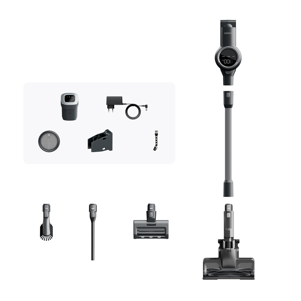 546_04 Беспроводной пылесос MultiClick PRO Engineered 80 минут, серый — изображение 4